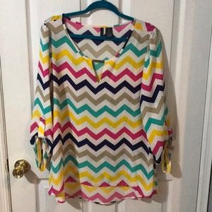 Chevron blouse